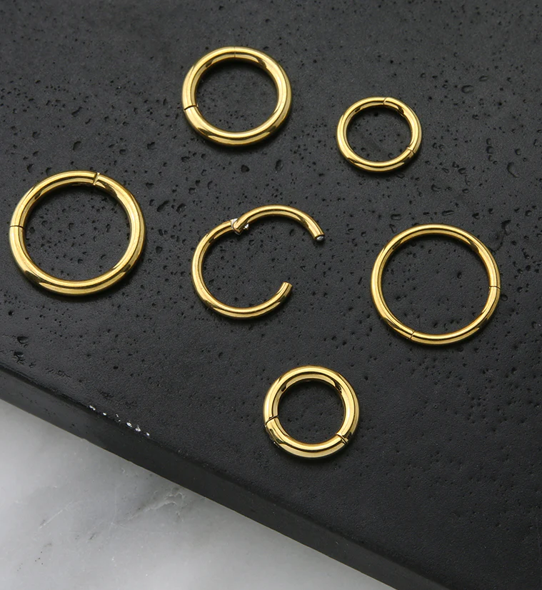 20pc Set of Gold PVD Stainless Steel Stacked Rings - Mrs Treak