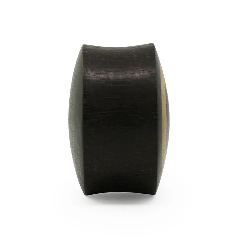 Areng Wood Plugs with Target Jackfruit Wood Inlay - Mrs Treak