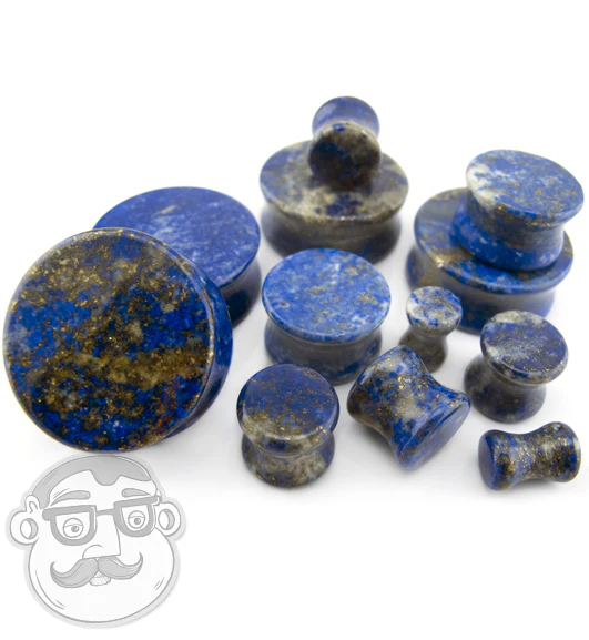 Lapis Lazuli Stone Plugs - Mrs Treak