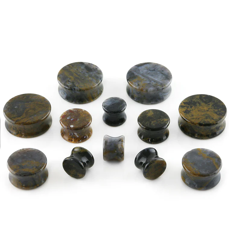 Pietersite Stone Plugs - Mrs Treak