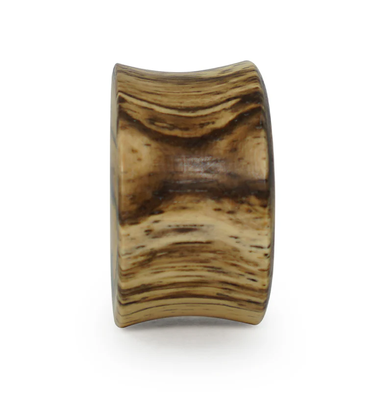 Tamarind Wood Tunnel Plugs With Sono Wood Inlay - Mrs Treak