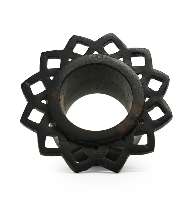 Mandala Flower Areng Wood Tunnels - Mrs Treak