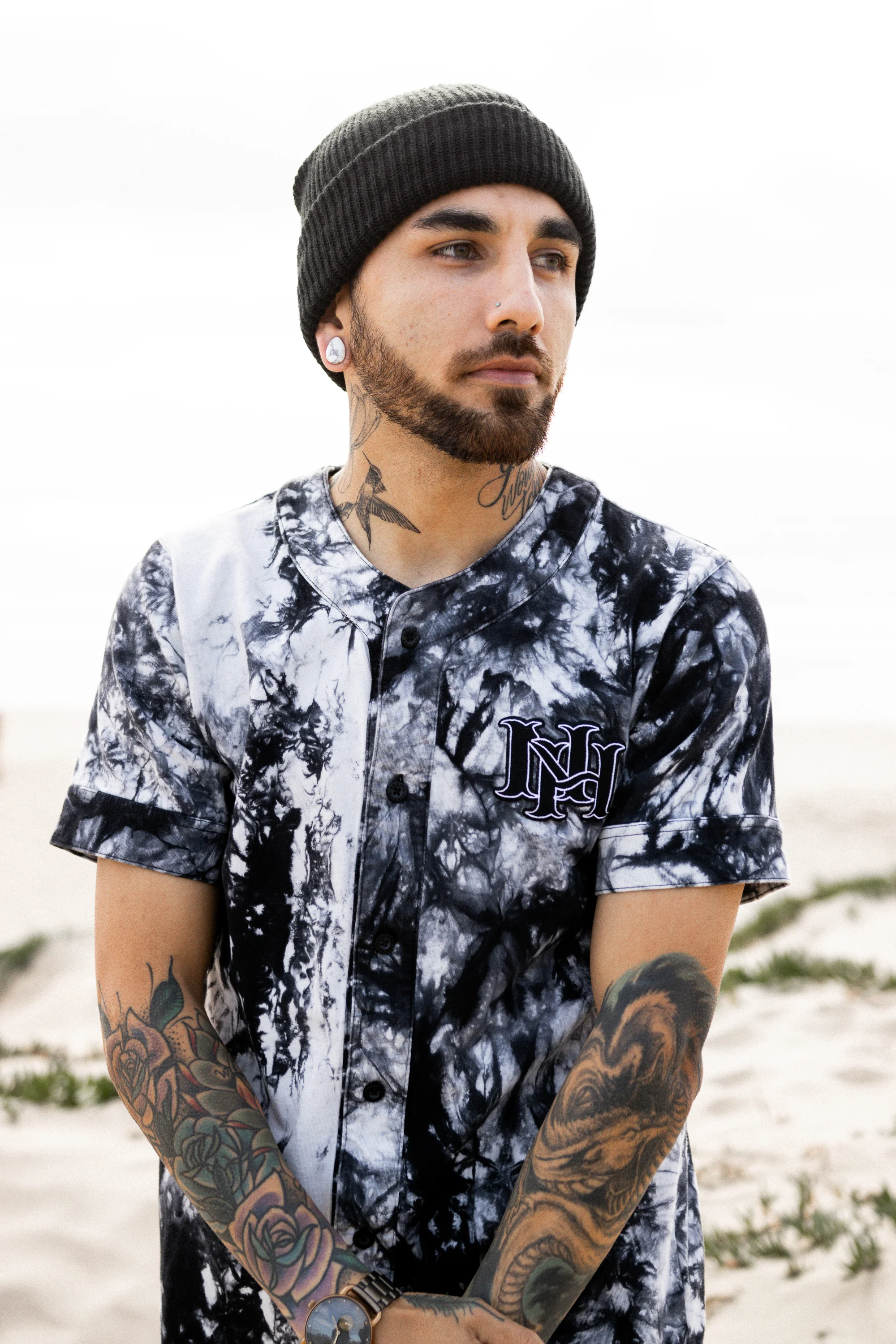 White Howlite Stone Teardrop Plugs - Mrs Treak