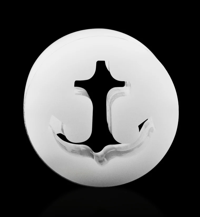White Silicone Anchor Tunnel Plugs - Mrs Treak