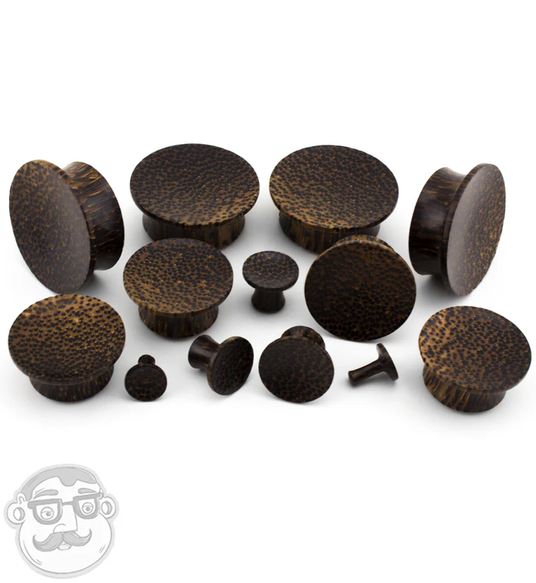 Palm Wood Mayan Flare Plugs - Mrs Treak