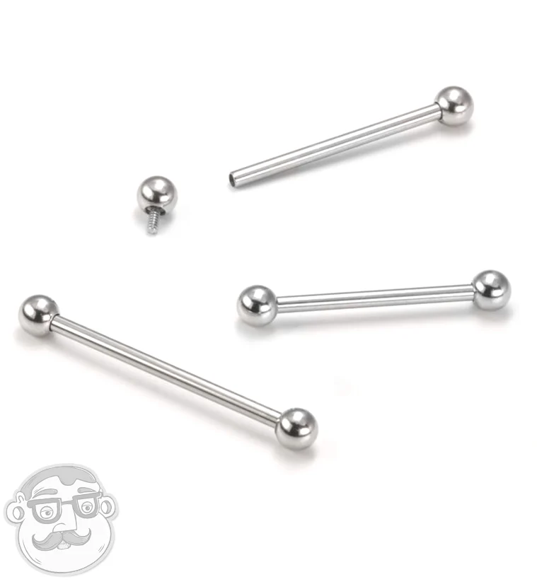 Internally Threaded Stainless Steel Barbell - Mrs Treak
