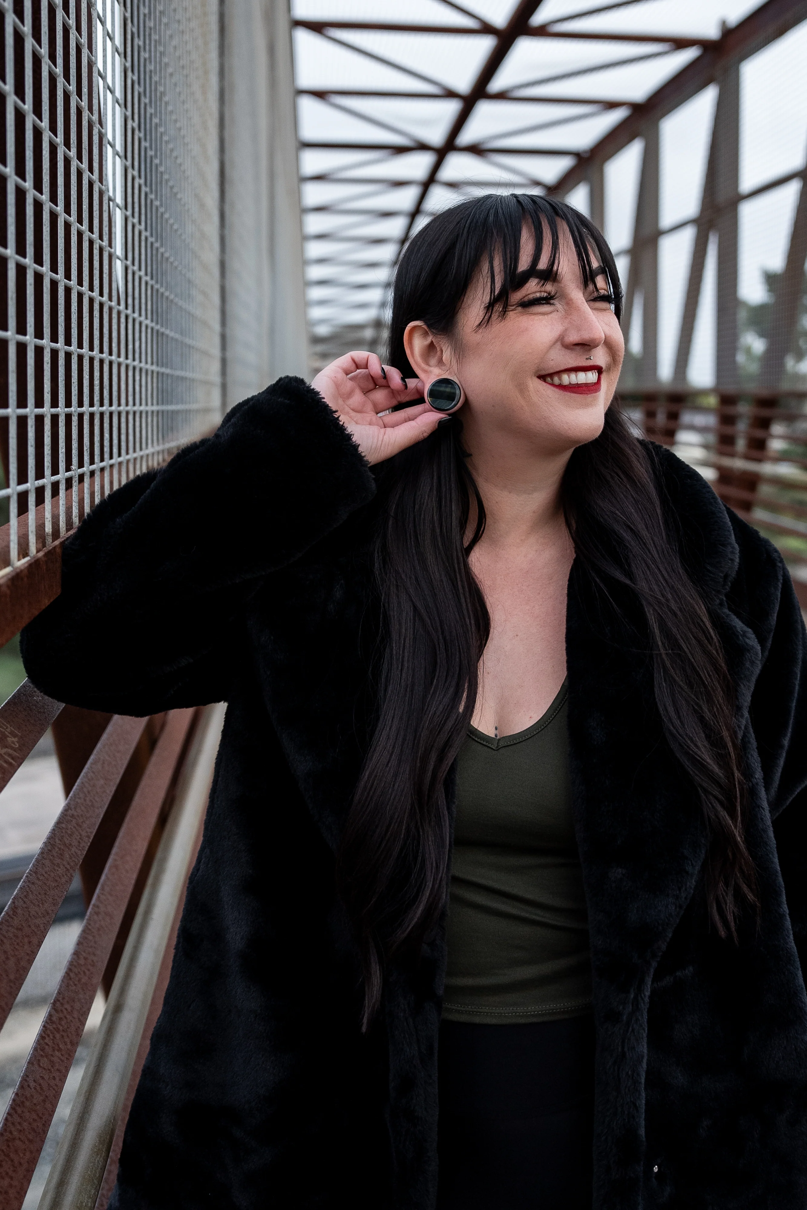 Blue Tigers Eye Stone Plugs - Mrs Treak