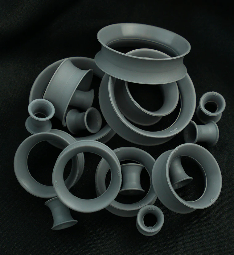 Kaos Grey Silicone Skin Eyelets - Mrs Treak