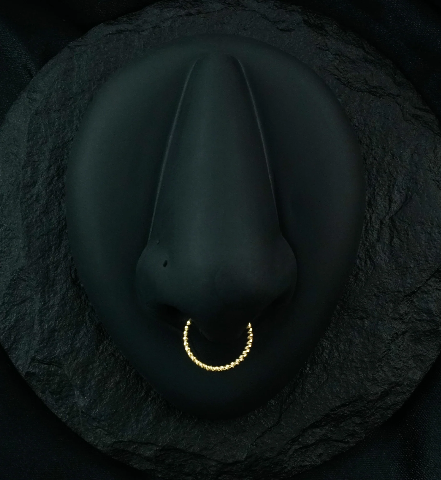 14kt Gold Twine Hinged Segment Ring - Mrs Treak