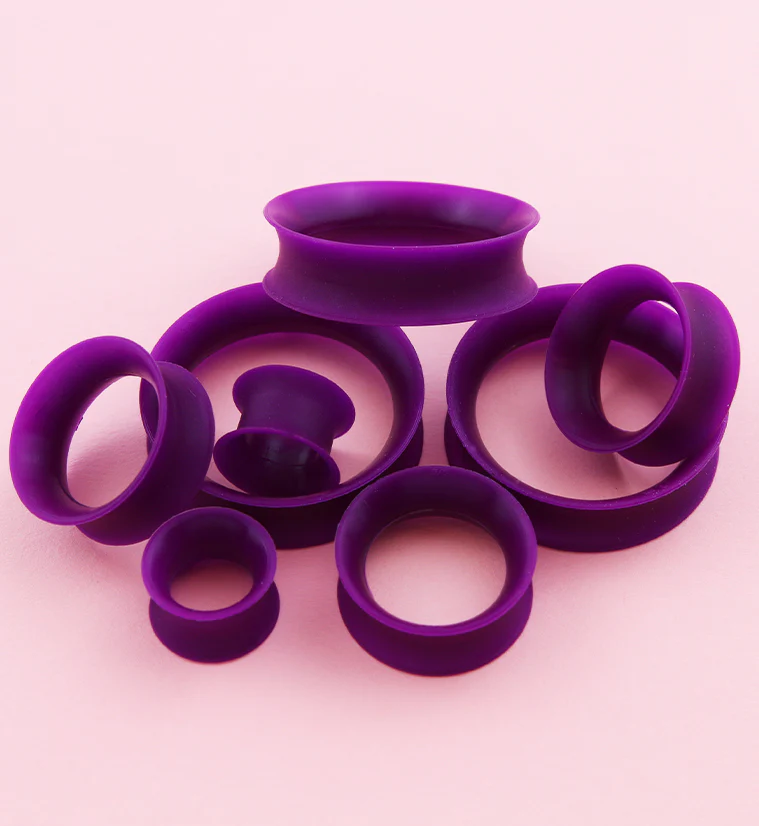Kaos Purple UV Silicone Skin Eyelets - Mrs Treak