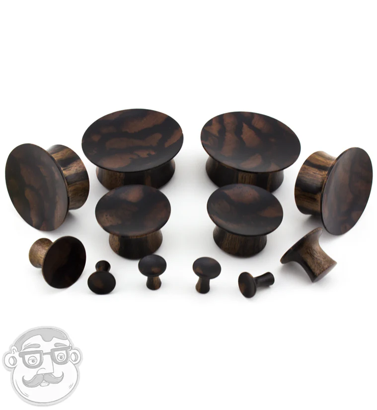 Areng Wood Mayan Flare Plugs - Mrs Treak