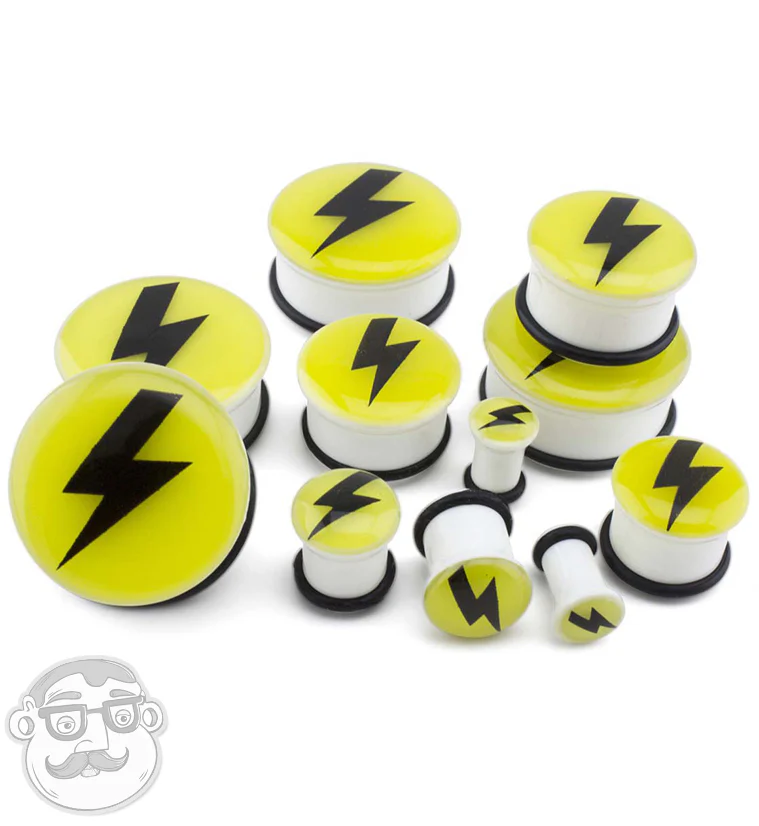 Glow In The Dark Lightning Plugs - Mrs Treak