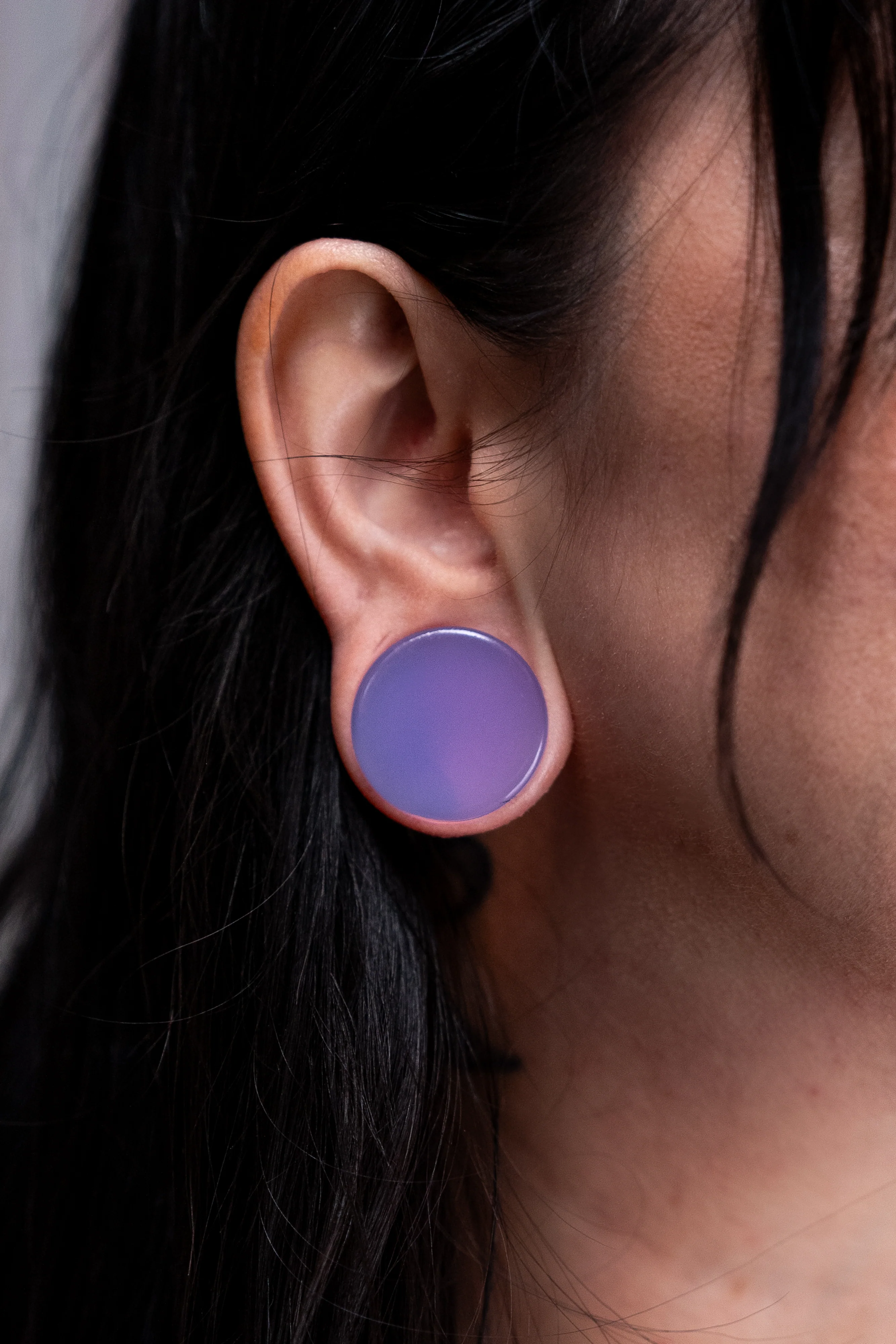 Pink Opalite Glass Plugs - Mrs Treak
