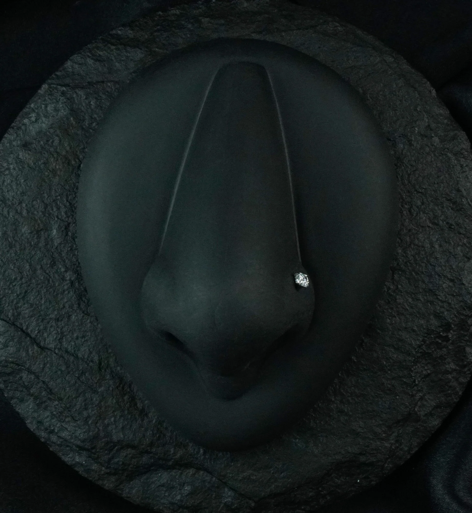 Clear Prong Set CZ Stainless Steel Nose Screw - Mrs Treak