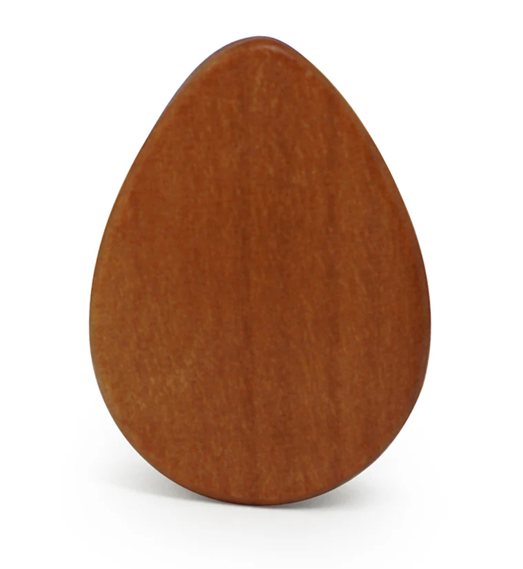 Saba Wood Teardrop Plugs - Mrs Treak