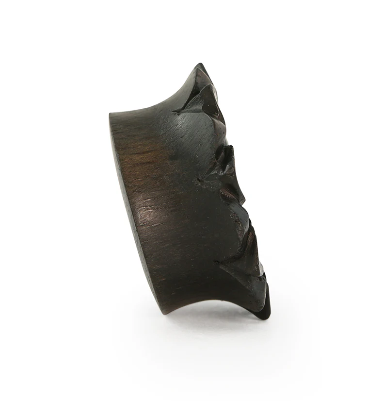 Lotus Flower Sono Wood Tunnel Plugs - Mrs Treak