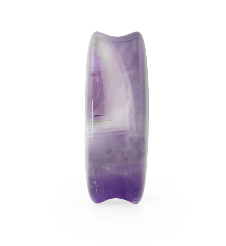 Amethyst Stone Teardrop Plugs - Mrs Treak