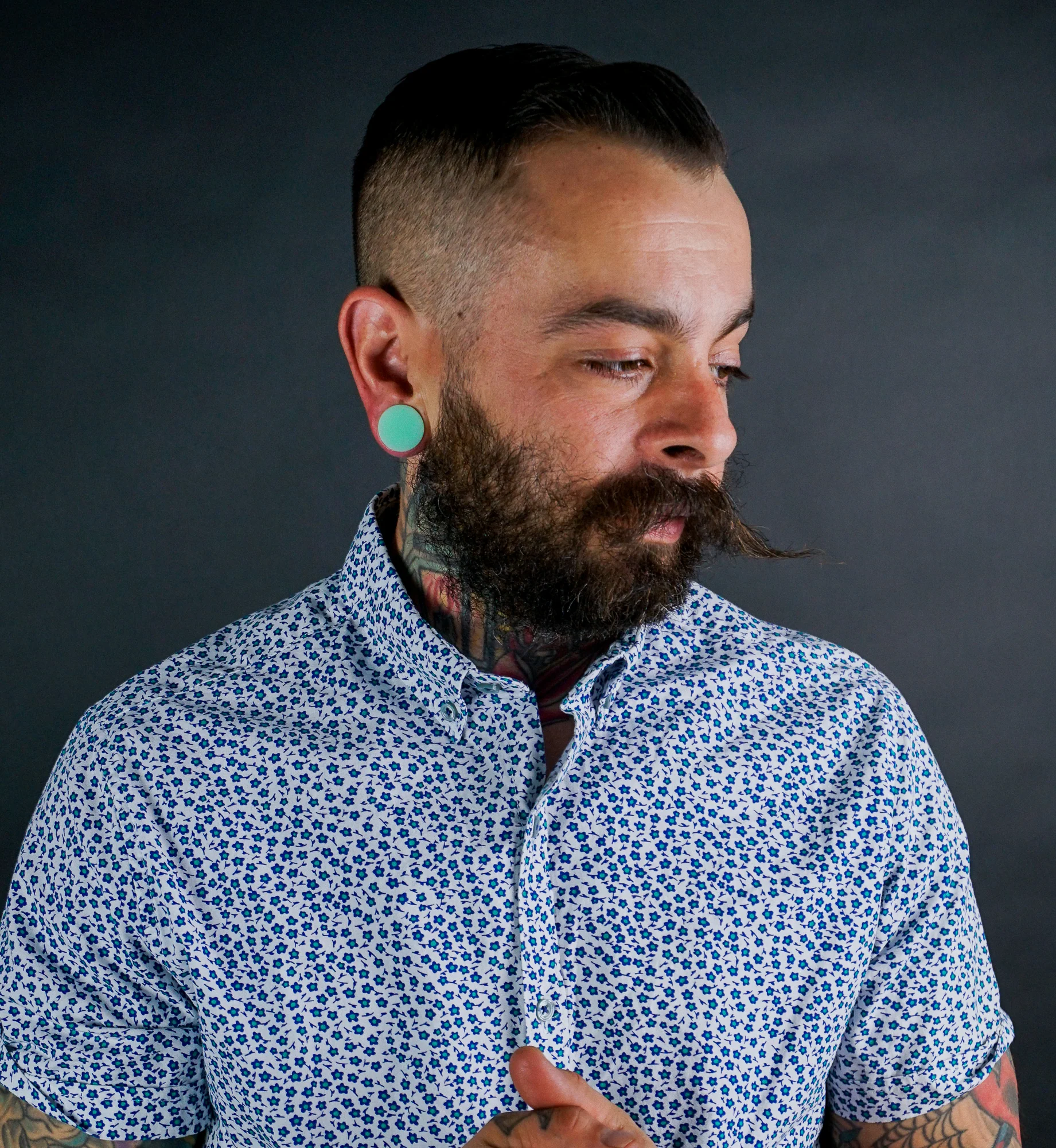 Double Flare Matte Mint Green Silicone Plugs - Mrs Treak