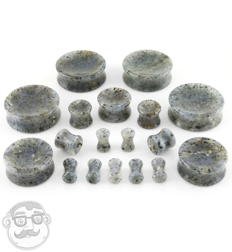 Grass Quartz Stone Plugs - Mrs Treak
