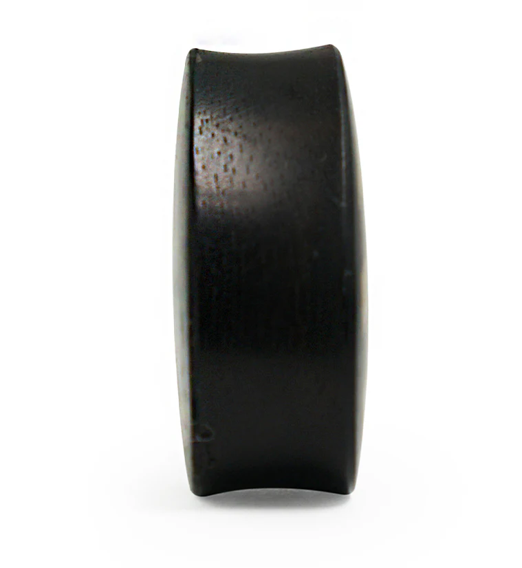 Areng Wooden Teardrop Plugs With Striped Inlay - Mrs Treak