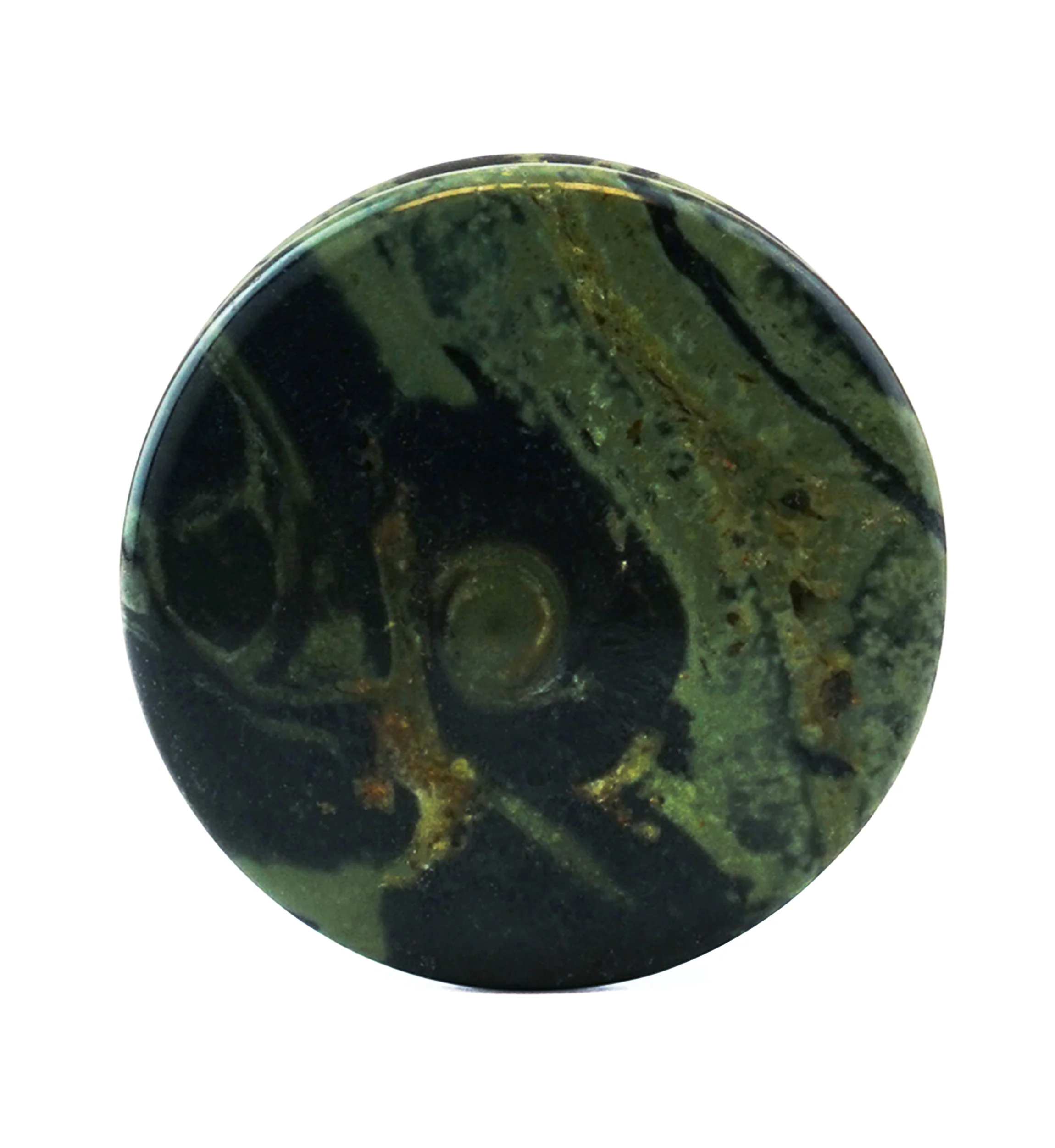 Green Eye Jasper Stone Plugs - Mrs Treak