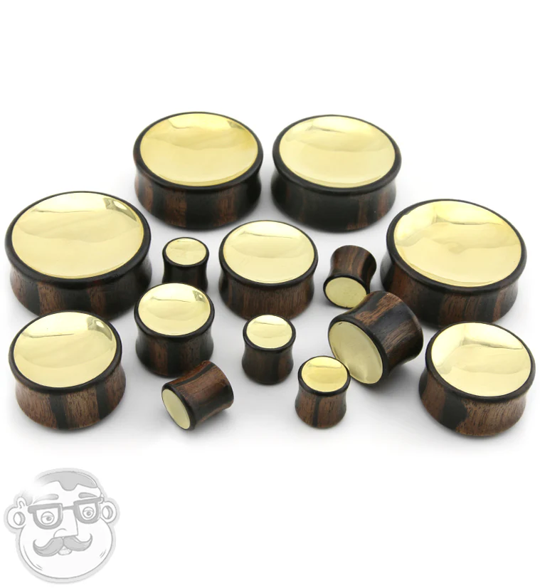 Auda Brass Wood Plugs - Mrs Treak