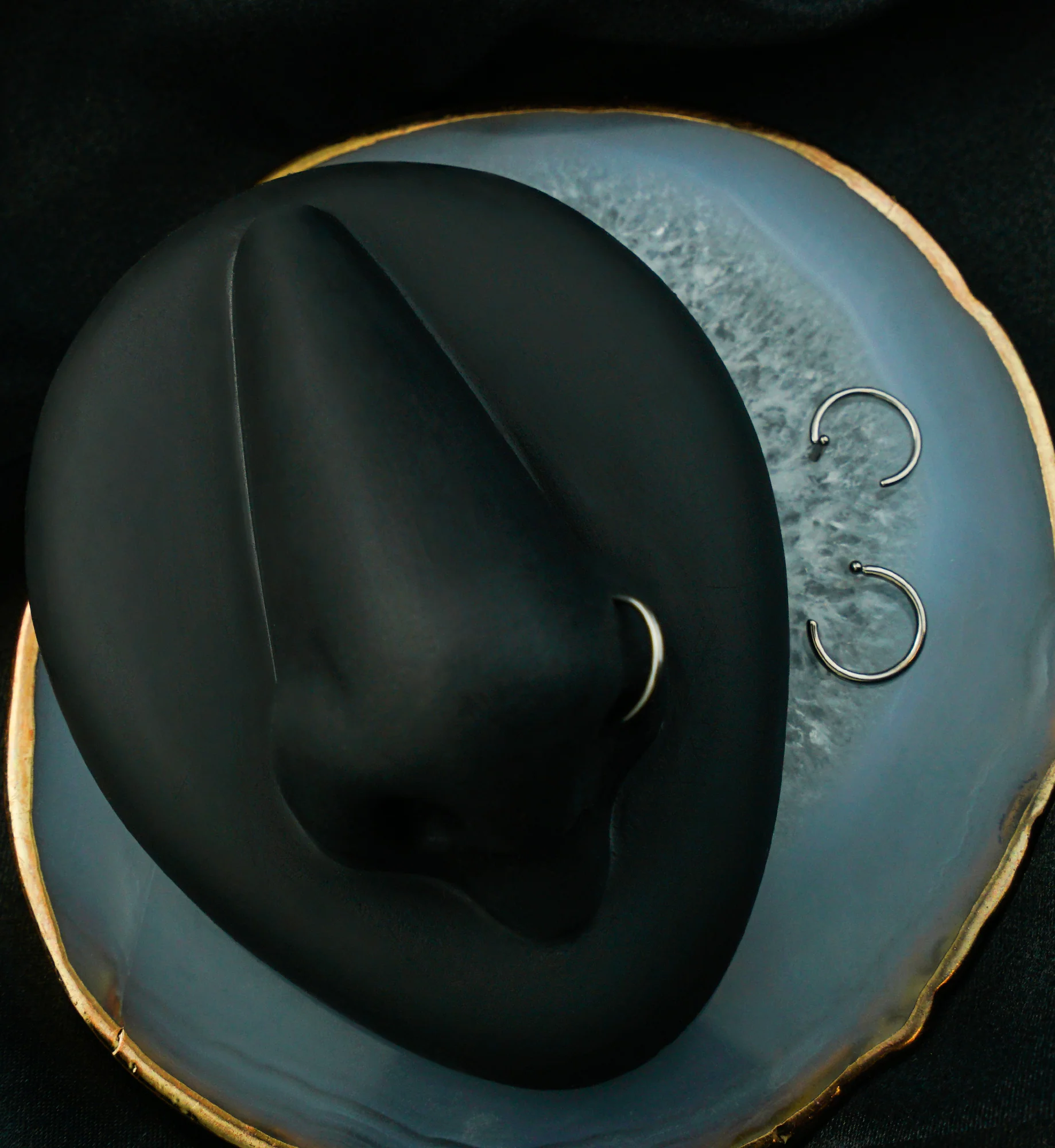 Bar Titanium Nose Hoop Ring - Mrs Treak