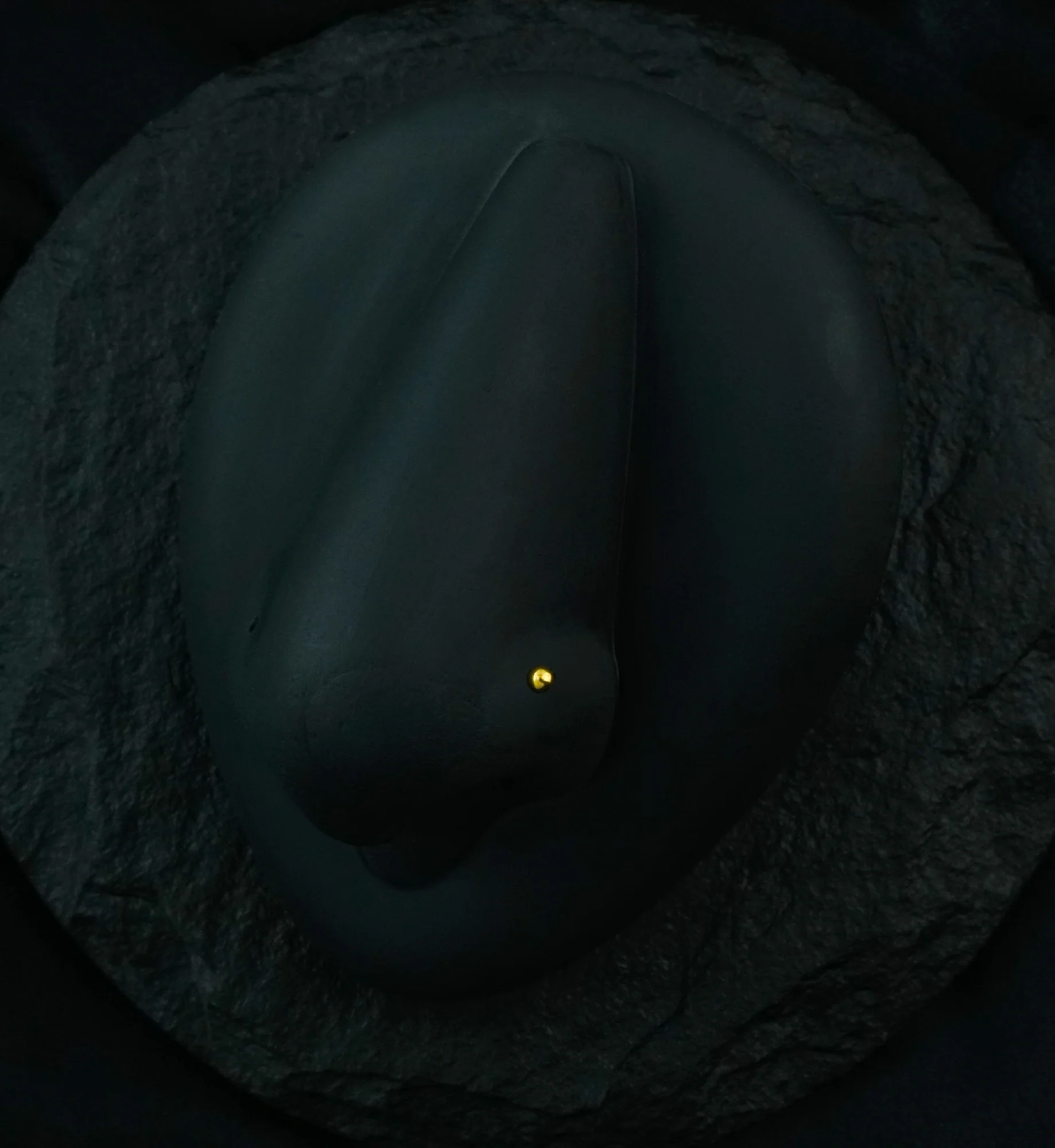 Gold PVD Ball Top L Bend Nose Ring - Mrs Treak