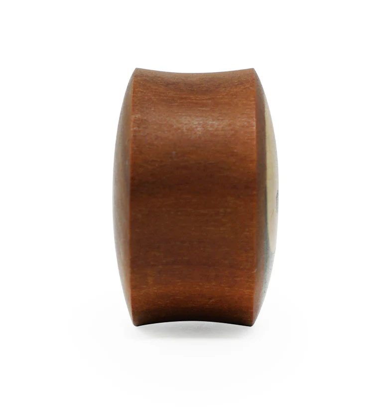 Wooden Plugs with Yin Yang Inlay - Mrs Treak