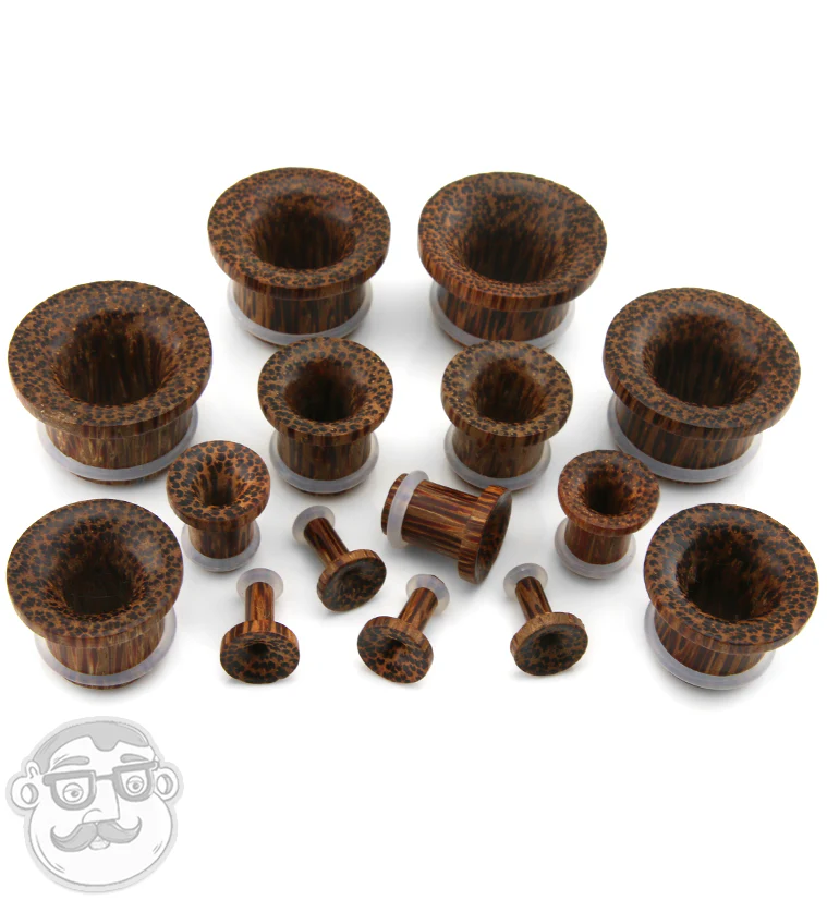 Single Flare Coconut Wood Tunnels - Mrs Treak