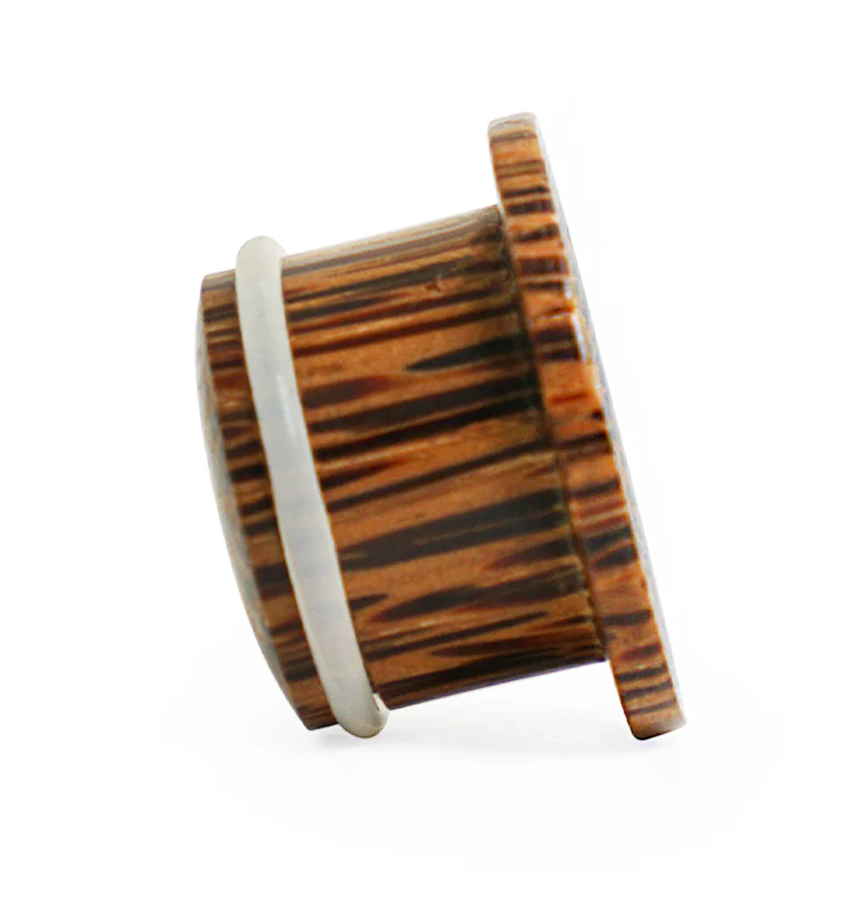 Single Flare Coconut Wood Plugs - Mrs Treak