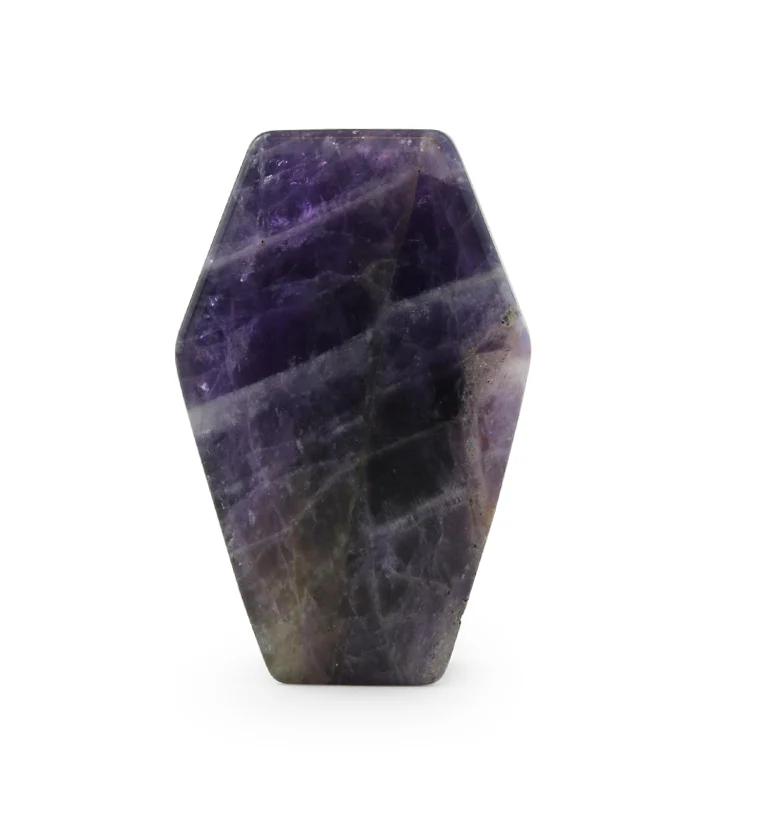 Amethyst Stone Coffin Plugs - Mrs Treak