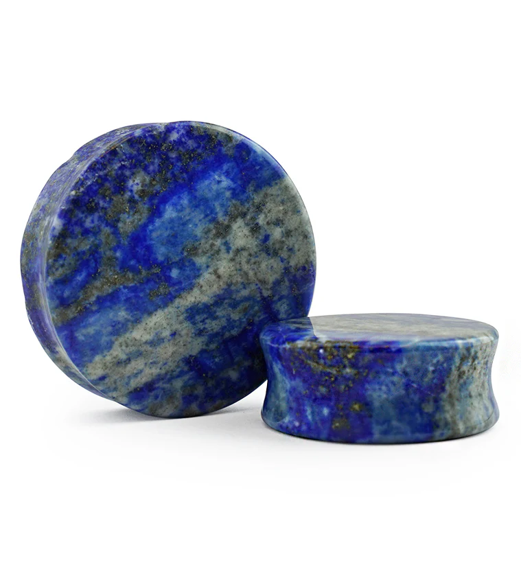 Lapis Lazuli Stone Plugs - Mrs Treak