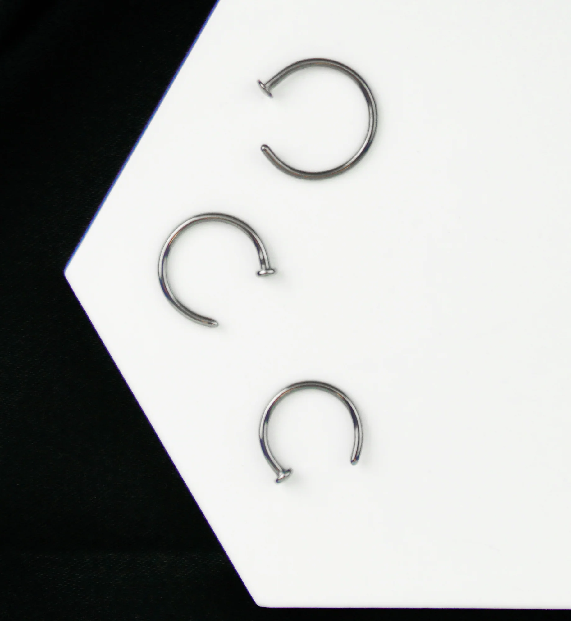 ASTM F-136 Titanium Nose Hoop Ring - Mrs Treak