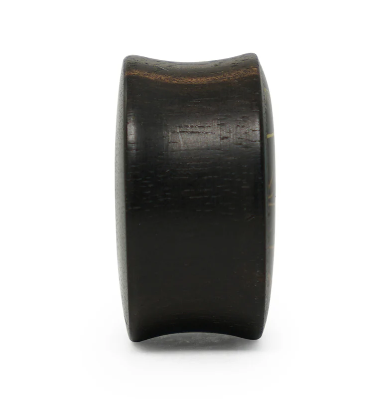 Areng Wood Plugs with Geometric Inlay - Mrs Treak