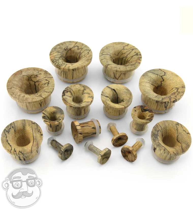 Single Flare Tamarind Wood Tunnels - Mrs Treak