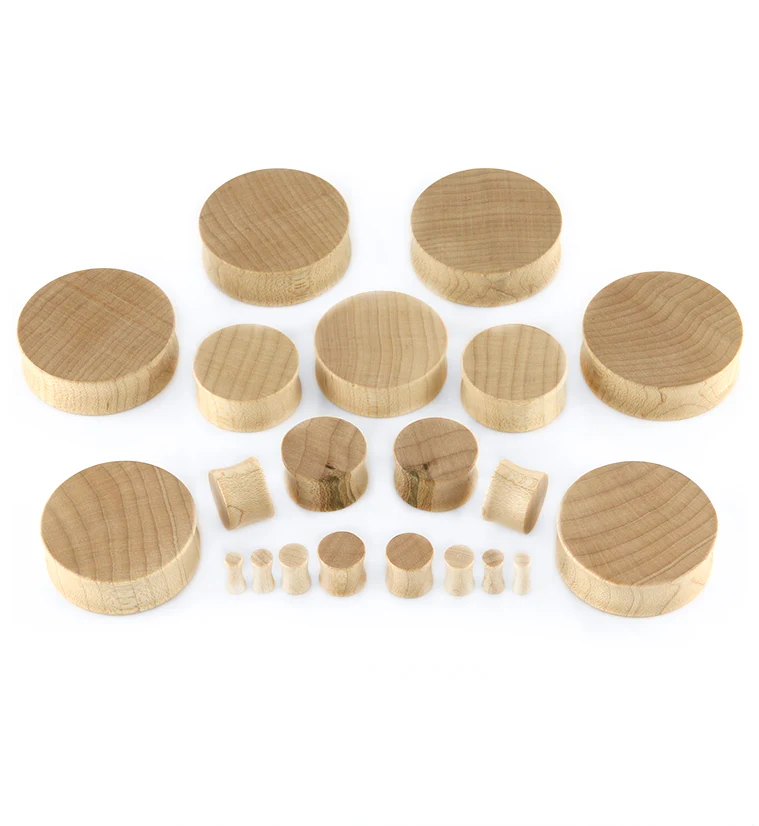 Maple Wood Plugs - Mrs Treak