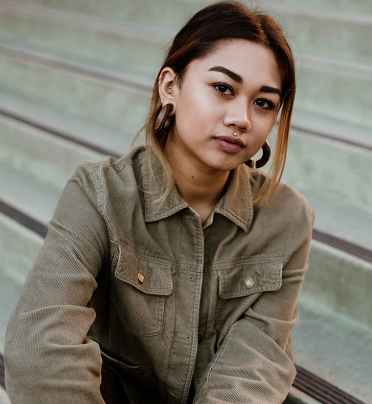 Areng Wooden Hoop Plugs - Mrs Treak