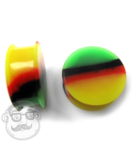 Rasta Silicone Plugs - Mrs Treak