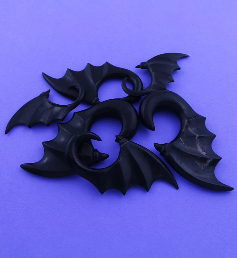Batwing Horn Spiral Hangers - Mrs Treak