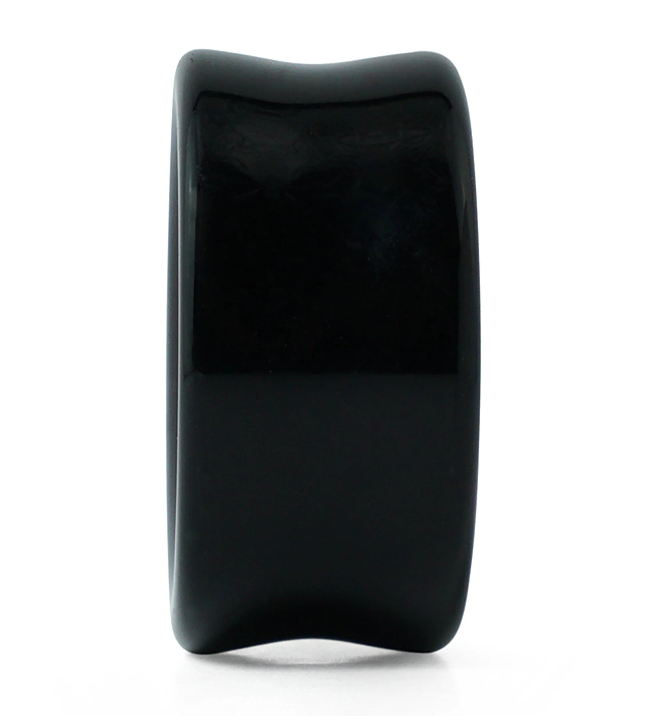 Black Obsidian Thick Wall Tunnels - Mrs Treak