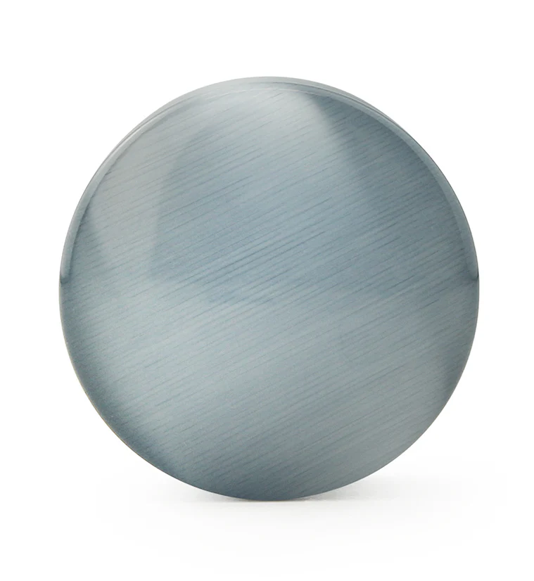 Grey Cat's Eye Glass Plugs - Mrs Treak