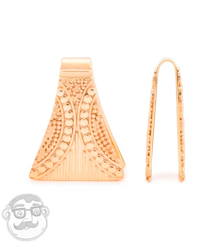 Flume Brass Ear Weights - Mrs Treak