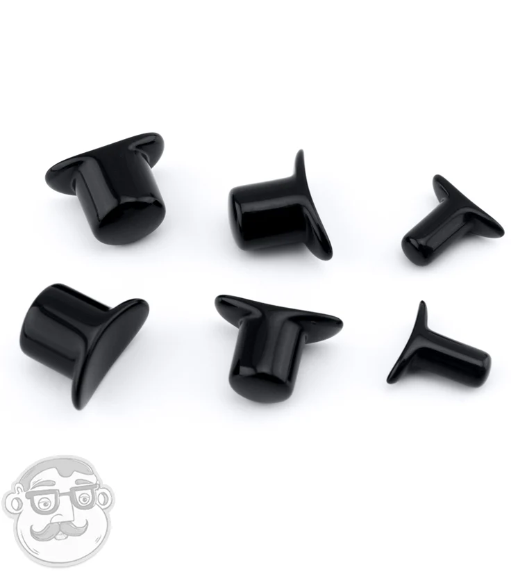 Obsidian Labret Plug - Mrs Treak