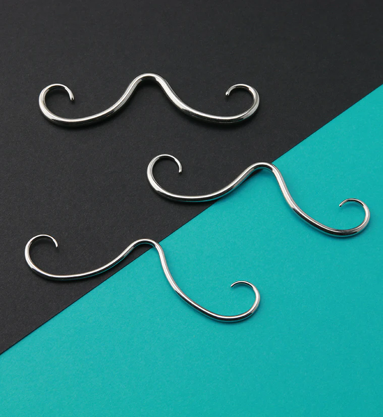 Imperial Mustache Septum Bar - Mrs Treak