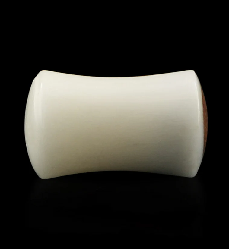 Bone Plugs with Saba Wood Inlay - Mrs Treak