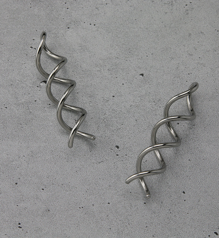Corkscrew Stainless Steel Hangers - Mrs Treak