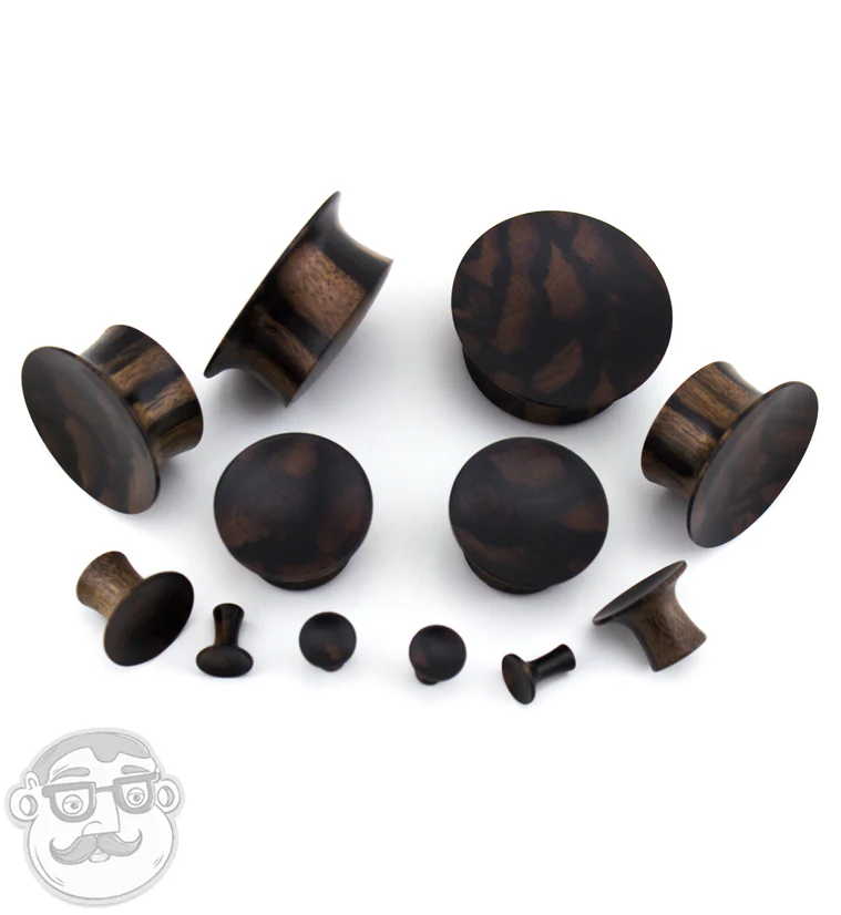 Areng Wood Mayan Flare Plugs - Mrs Treak
