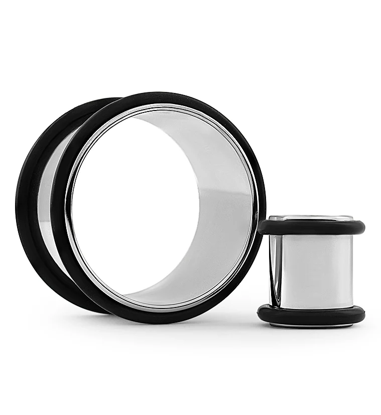 Simple Stainless Steel Ear Tunnels - Mrs Treak