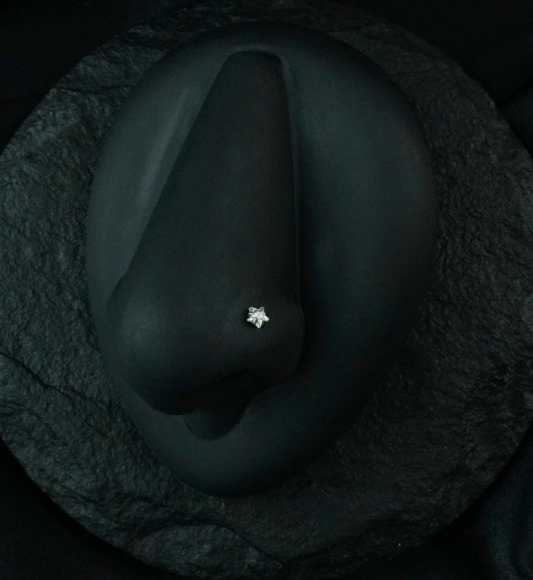 Clear Star CZ Stainless Steel Nose Screw - Mrs Treak